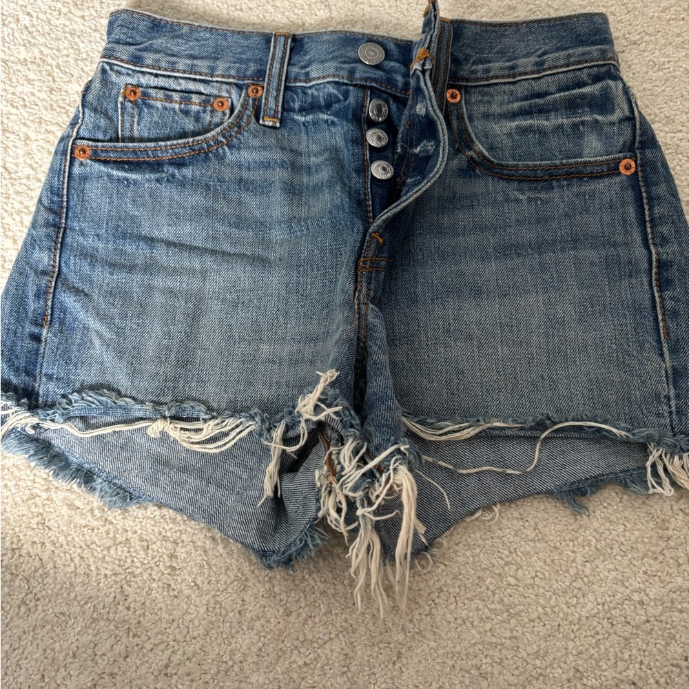 Levi’s Denim Frayed Women's Shorts